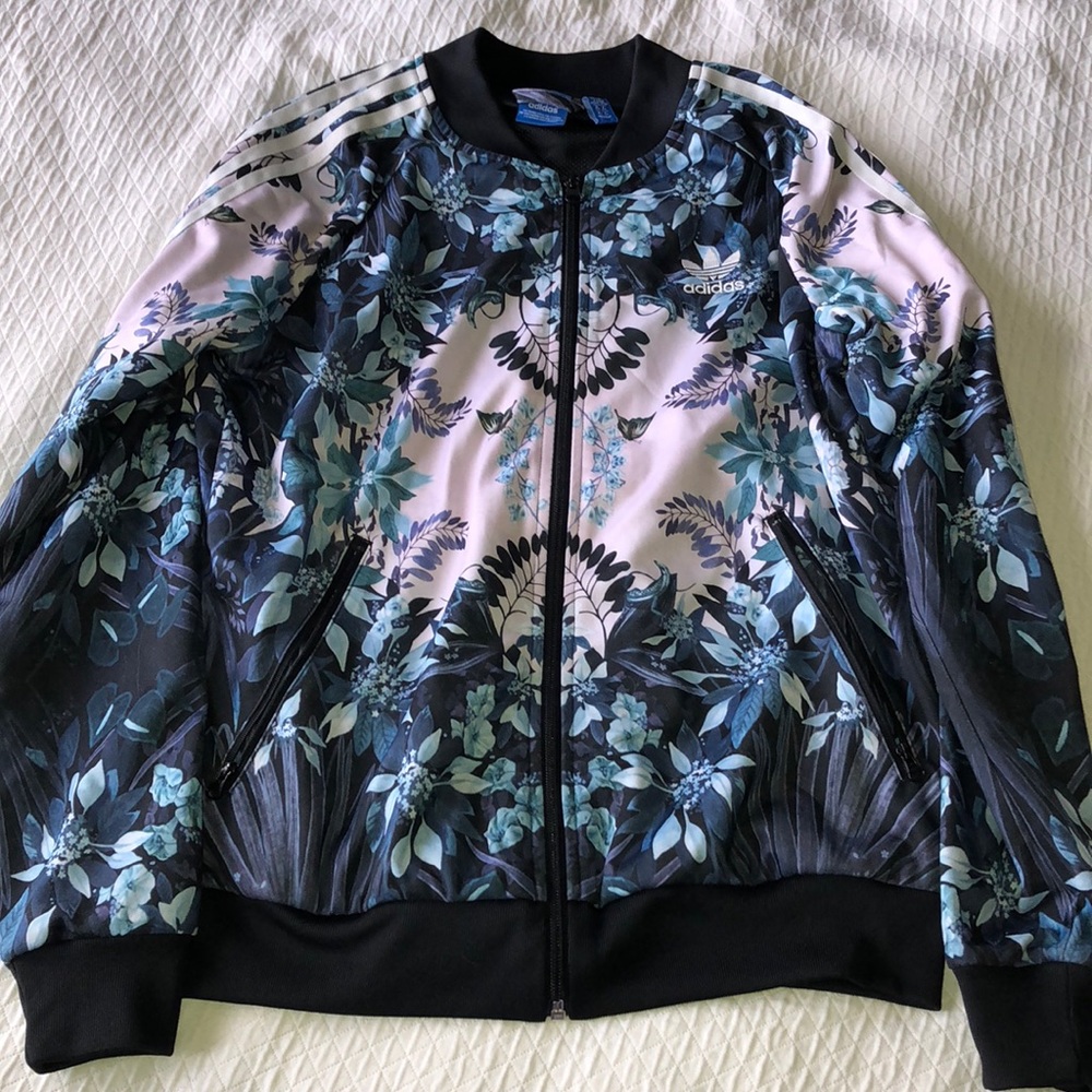 Adidas Tropical Floral Track Jacket